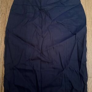 Le Chateau Classic Black Pencil Skirt